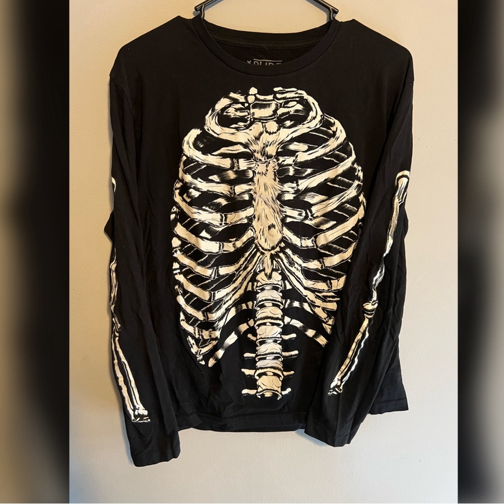 RUDE Skelton long sleeve shirt